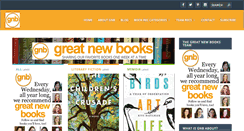 Desktop Screenshot of greatnewbooks.org